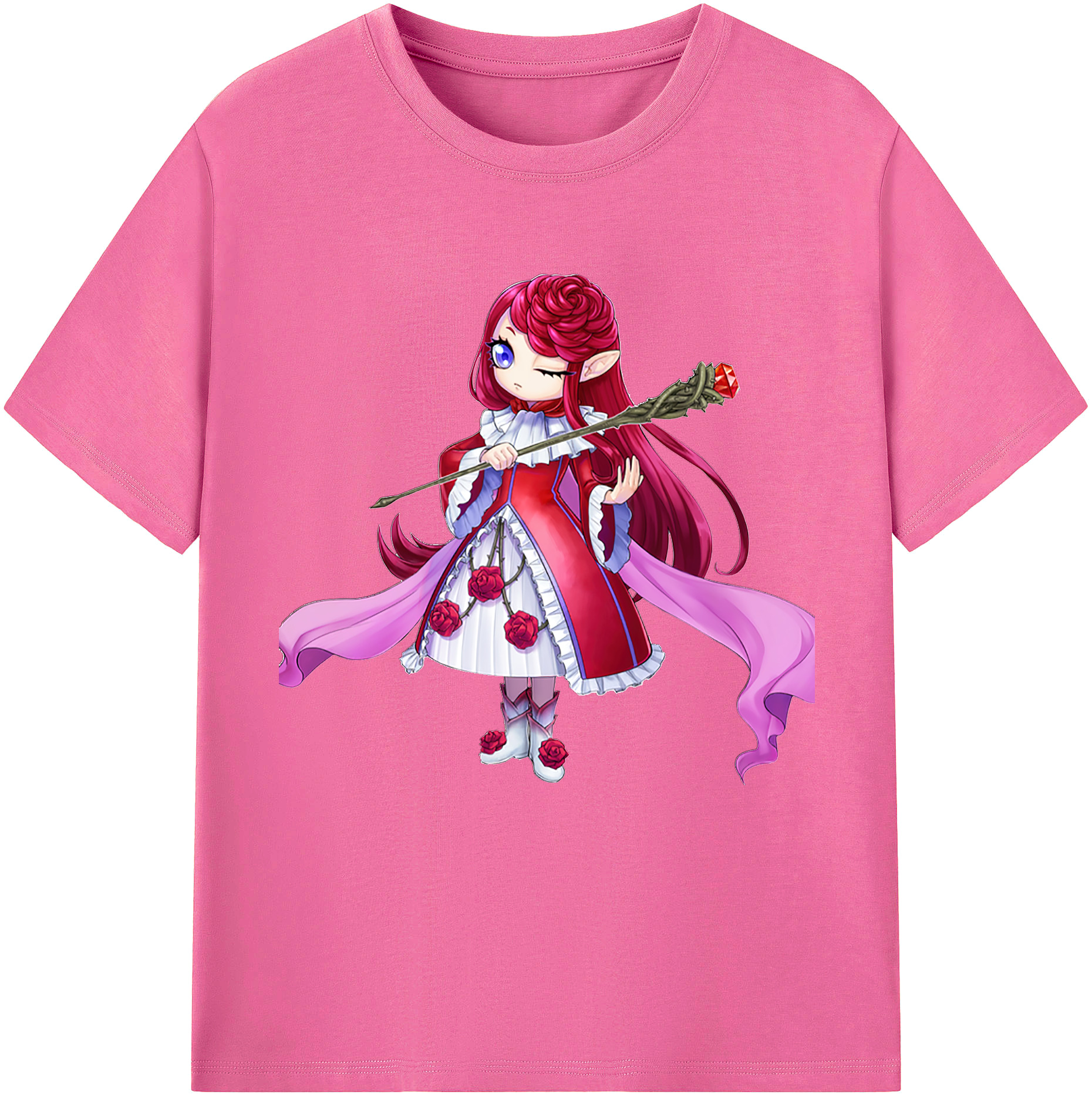 （画像用） 遊☆戯☆王 Yu-Gi-Oh! レディースカジュアルプリントTシャツ（綿100％）